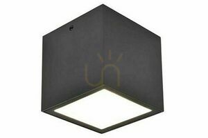 Plafonieră de exterior Lutec GEMINI 6389101118 LED 6,9 W gri închis IP65 small 0