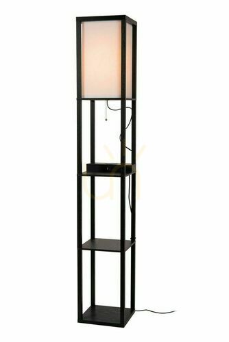 Verifica Lampă de podea Lucide MENNO neagră Japandi MDF bumbac 44799/81/30