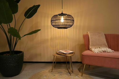 Verifica Édith Bamboo E27 EKO BOHO Lampă suspendată