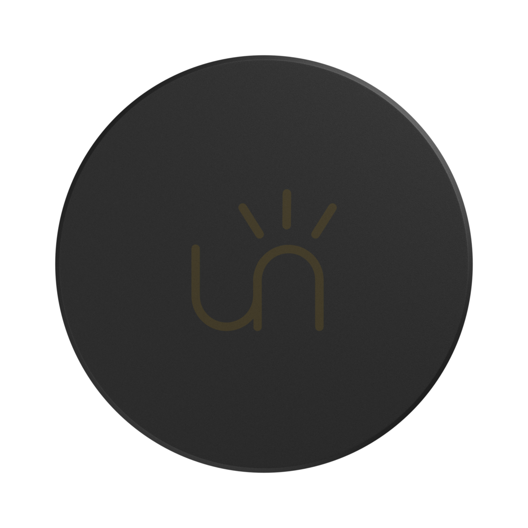 Vedere Piatta 9 W Cct 230 V Ip44 120x47 Mm Black Round Fațadă. Piatta 9 W Cct 230 V Ip44 120x47 Mm Black Round Fațadă.