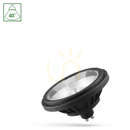 Verifica Led Ar111 Gu10 230 V 14 W Basic 2 Smd 40 St Ww Black Spectrum.