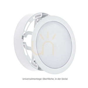 Algine Eco 2w1 Downlight montat pe suprafață 12 W Nw 230 V 110st Ip20 Ik06 170x35mm alb rotund small 13
