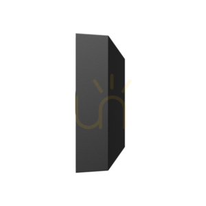 Encanta 6 W Cct 230 V Ip54 230x80x30 Mm Negru Fațadă montată la suprafață small 2