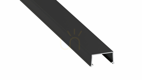 Verifica Profil LED LUMINES tip Fixo lăcuit negru 2 m