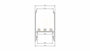 Profil LED LUMINES FOLDO 10-1072-20, negru anodizat, 2,02 m small 1