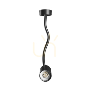 Variosa Flexi Gu10 Baza 230 V Ip20 55x100x410 Mm Negru Rotund. small 8