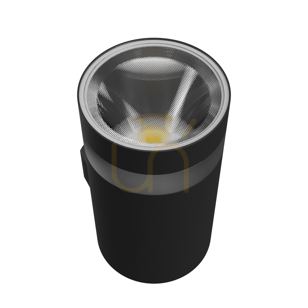 Afişa Torre Ring 9 W Cct 230 V Ip54 99x78x156 Mm Negru rotund fațadă unidirecțională. Torre Ring 9 W Cct 230 V Ip54 99x78x156 Mm Negru rotund fațadă unidirecțională.