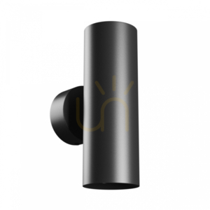 Squalla Variosa Tubo 2 Xgu10 Aplică 230 V Ip20 55 X160 X90 Mm Black Round. small 6