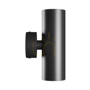 Squalla Variosa Tubo 2 Xgu10 Aplică 230 V Ip20 55 X160 X90 Mm Black Round. small 7