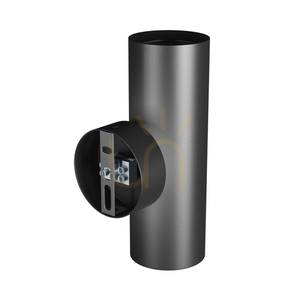 Squalla Variosa Tubo 2 Xgu10 Aplică 230 V Ip20 55 X160 X90 Mm Black Round. small 9