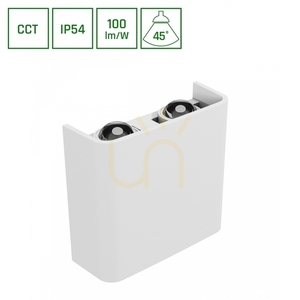 Lunarix 2 Lampă de perete 4 W Cct 230 V Ip54 Ra90 110 X110 X40 Mm Alb Lumini sus/jos 4 Lunarix 2 Lampă de perete 4 W Cct 230 V Ip54 Ra90 110 X110 X40 Mm Alb Lumini sus/jos small 4