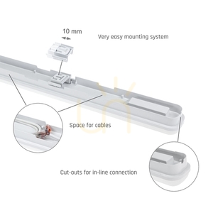 Limea Go Hermetic 600mm 25 W Nw 230 V 120st Ip65 Ik07 600x60x52mm Alb small 10