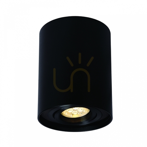 Verifica Chloe Gu10 montat la suprafață Gu10 250 V Ip20 94x125mm negru rotund mobil