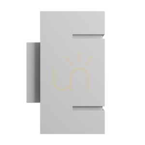 Squalla Lumo G9 Lampă de perete 230 V Ip20 80x150 Alb pătrat small 2