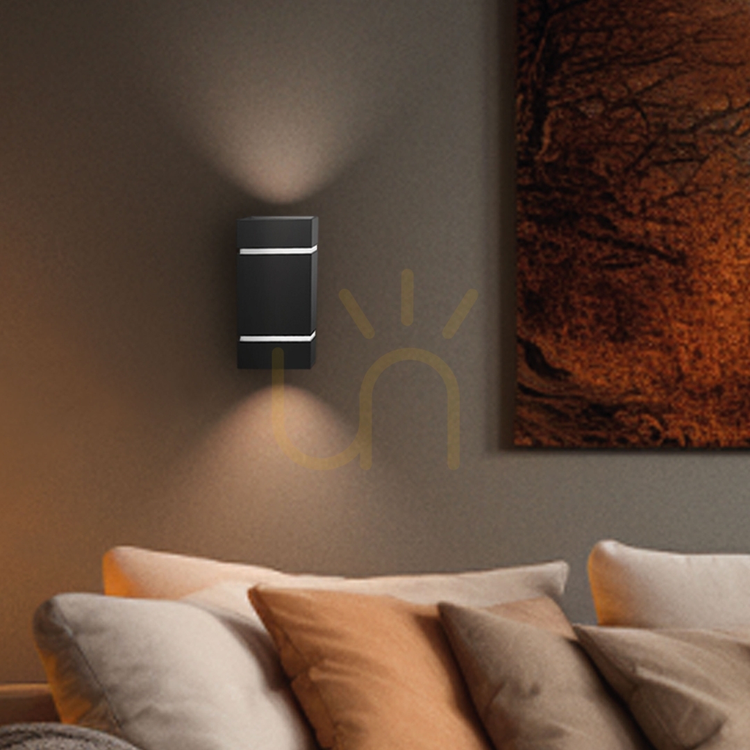 Spectacol Squalla Lumo G9 Lampă de perete 230 V Ip20 80x150 negru pătrat Squalla Lumo G9 Lampă de perete 230 V Ip20 80x150 negru pătrat