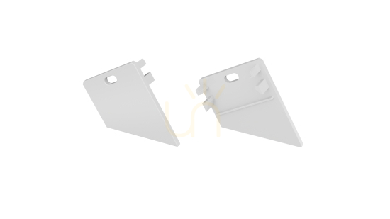 Verifica Dop de obturare ALU pentru LED LUMINES Duo profil alb dreapta cu gaură Dop de obturare ALU pentru LED LUMINES Duo profil alb dreapta cu gaură