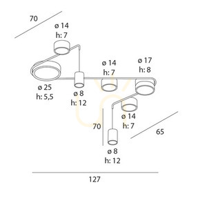 Plafonieră LED Max Light Zumaia C0249 negru 42W 3000K 7 becuri 3 Plafonieră LED Max Light Zumaia C0249 negru 42W 3000K 7 becuri small 3