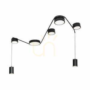 Plafonieră LED Max Light Zumaia C0249 negru 42W 3000K 7 becuri 0 Plafonieră LED Max Light Zumaia C0249 negru 42W 3000K 7 becuri small 0