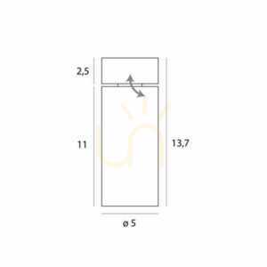 Plafonieră LED Max Light Halo C0245 albă 9W 3000K aluminiu 5 cm small 4