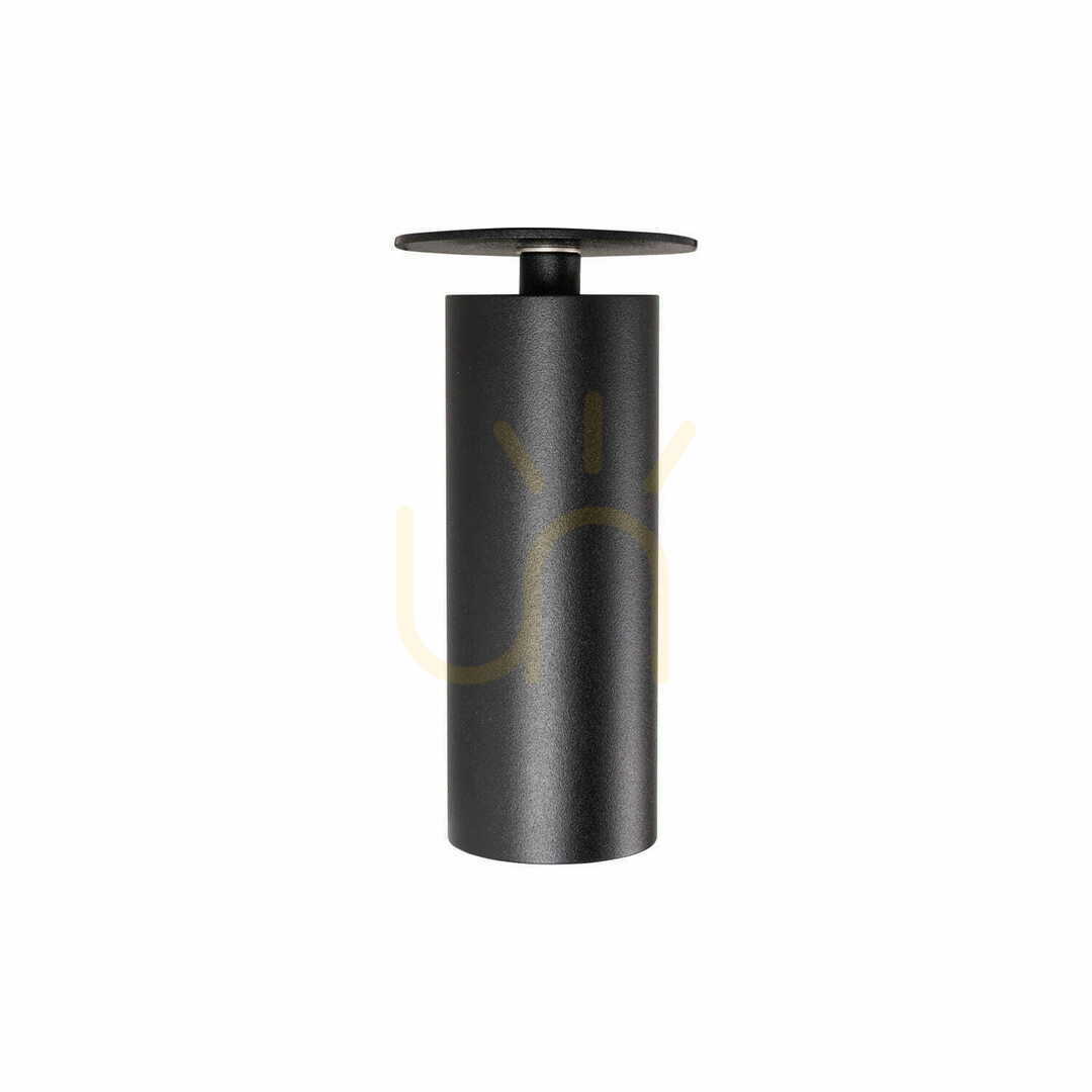 Plafond Max Light Halo H0125 svart aluminium 5 cm LED 7W