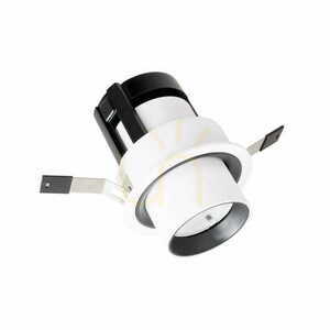 Plafoniera LED incastrata Max Light Halo H0130 alba 9W 3000K 8,5 cm small 0