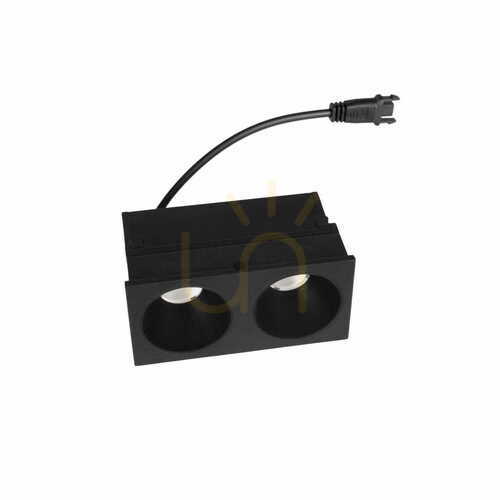 Verifica Lumină încastrată LED Max Light Modular HM180 2L negru 6W 3000K