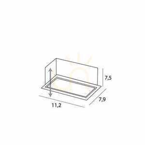 Corp de iluminat încastrat modular Max Light Modular H180.02 alb aluminiu small 3