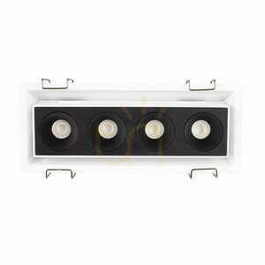 Lumină încastrată modulară Max Light Modular H180.04 alb aluminiu 19,5 cm small 1