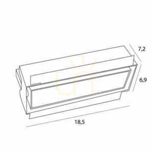 Corp de iluminat modular încastrat Max Light Modular H180.08 alb aluminiu small 3