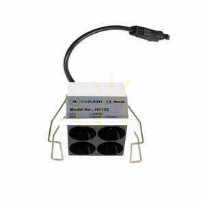 Lumină încastrată Max Light X-Line H0135 alb/negru aluminiu 5W 3000K CRI90 small 3
