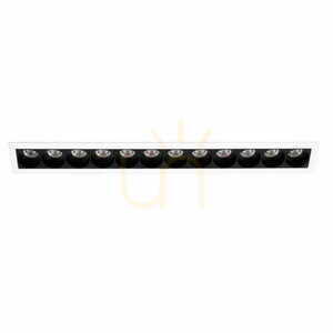 Lumină încastrată Max Light X-Line H0138 LED 15W 3000K alb/negru 24 cm small 1