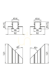 Capac negru pentru conector L Stucchi ONETRACK Trimless S-9011/TR-B small 2