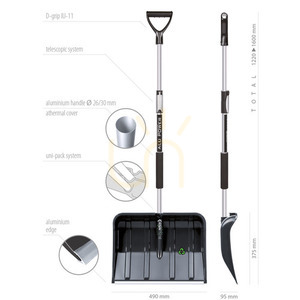 Lopată ALPE 50 ECO TELESCOPIC - negru small 2