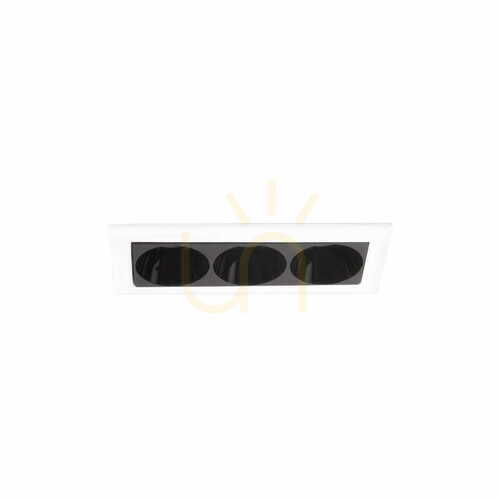 Verifica Spot încastrat LED Max Light X-Line H0134 alb/negru 3x4W 3000K aluminiu