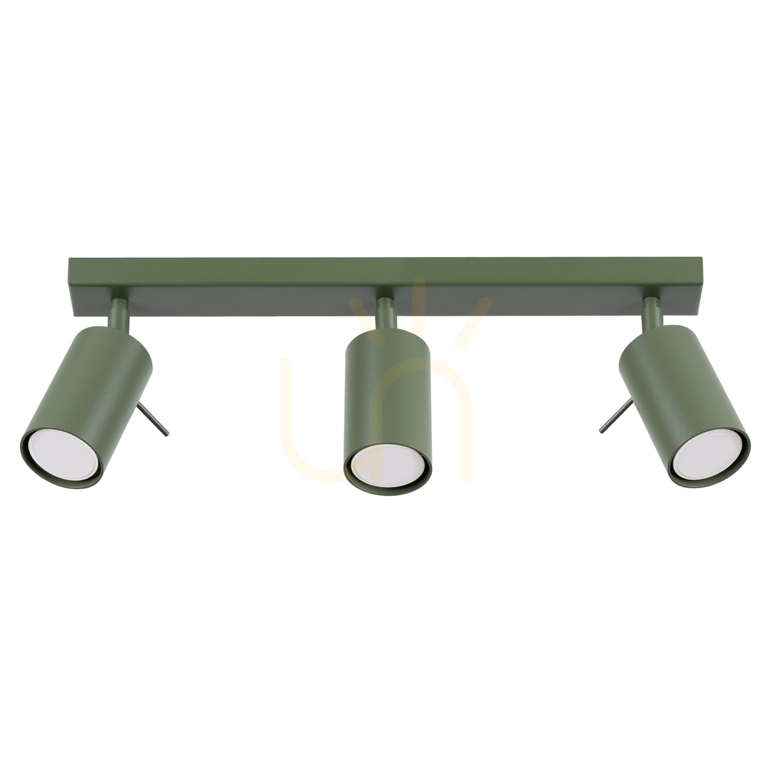 Plafond RING 3L verde măsliniu