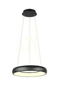 Lampă suspendată Trio CARDONA 349614532 negru mat LED 46,5 cm small 0