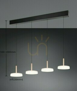 Lampă suspendată Trio CELESTE 354910465 small 5