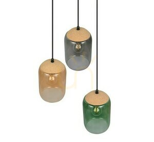 Lampă cu pandantiv Trio CORK 364630317 small 4