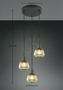 Trio TARIFA Lampă suspendată 362830332 small 6