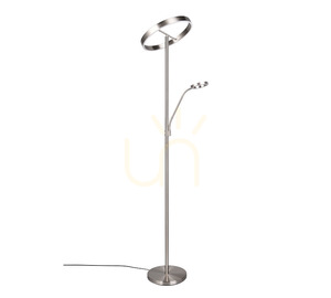 Lampadar LED cu lumină pentru citit TRIO WILLIS 449510207, nichel mat small 9