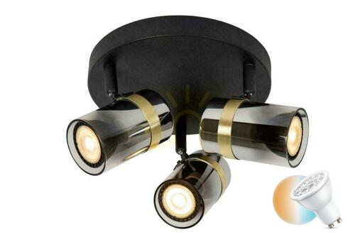 Verifica Spot de tavan Lucide UPTON 3xGU10 gri fumuriu 57900/13/65