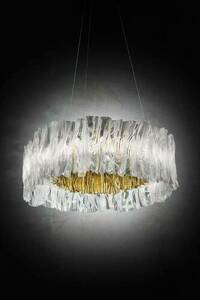 Slamp Accordéon Suspensie 3000 Kelvin Gold Lampă suspendată small 0