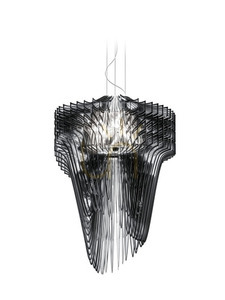 Slamp Aria Xl Black Fade Lampă suspendată. small 1