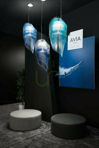 Verifica Slamp Avia Edition M Albastru Lampă suspendată.