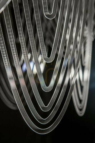 Verifica Slamp Ceremony Suspension Small Fumé Pendant Lamp.