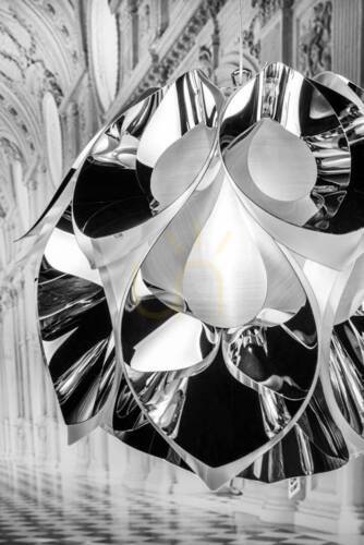 Verifica Lampă cu suspensie Slamp Flora Medium Silver.