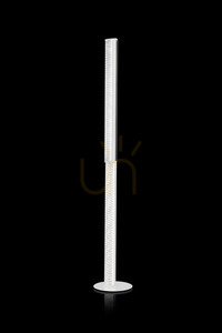 Slamp Modula Twisted Floor Light Grey Plissé Lampă de podea. small 0