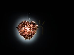 Slamp Veli Suspensie Lampă suspendată mare din cupru. small 1