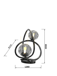 Lampa de birou NANCY crom negru Aviano small 2