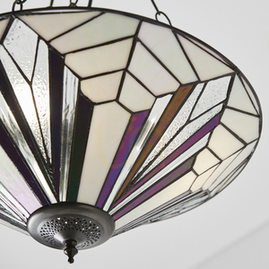 Lampa pendanta Interiors Astoria Tiffany multicolor 3xE27 Ø48 cm 63936 small 5